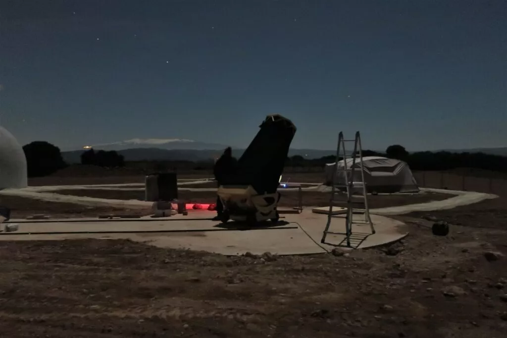 astrotourism in andalusia the site at night