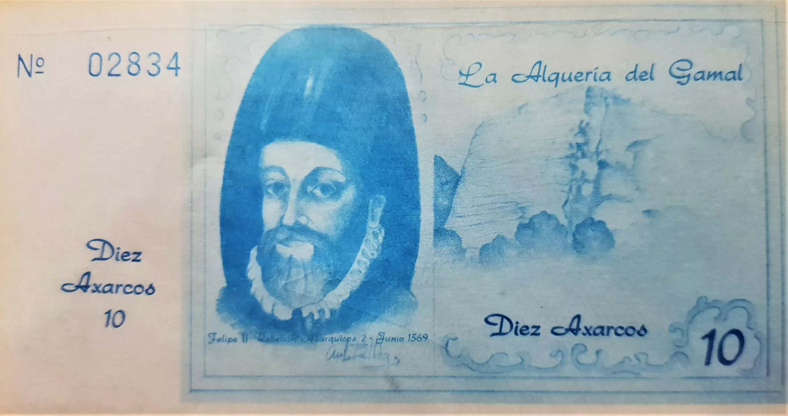 billete 10 axarcos