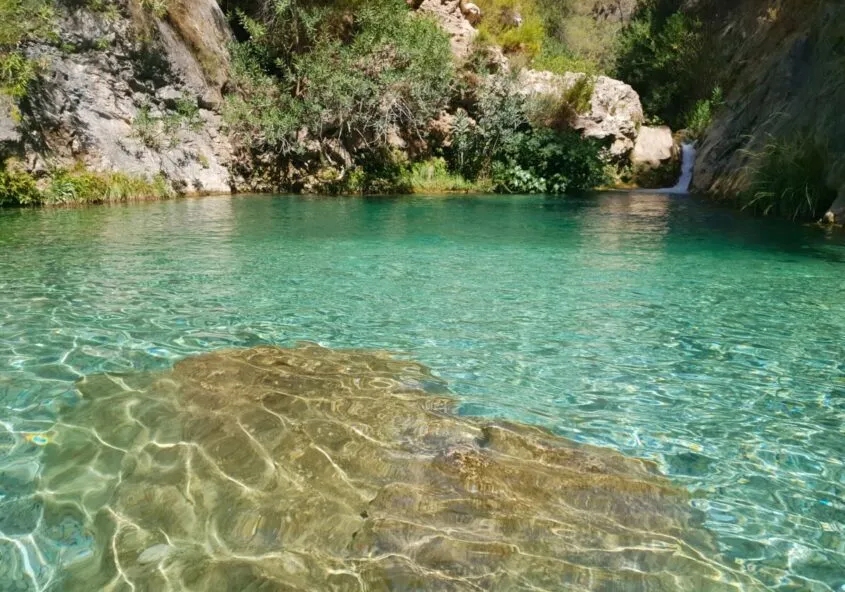 canyoning near Nerja natural pools