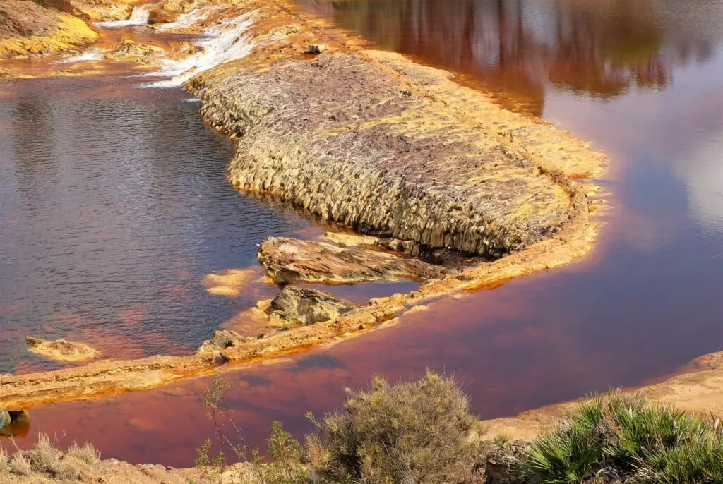 rio tinto red river in andalucia