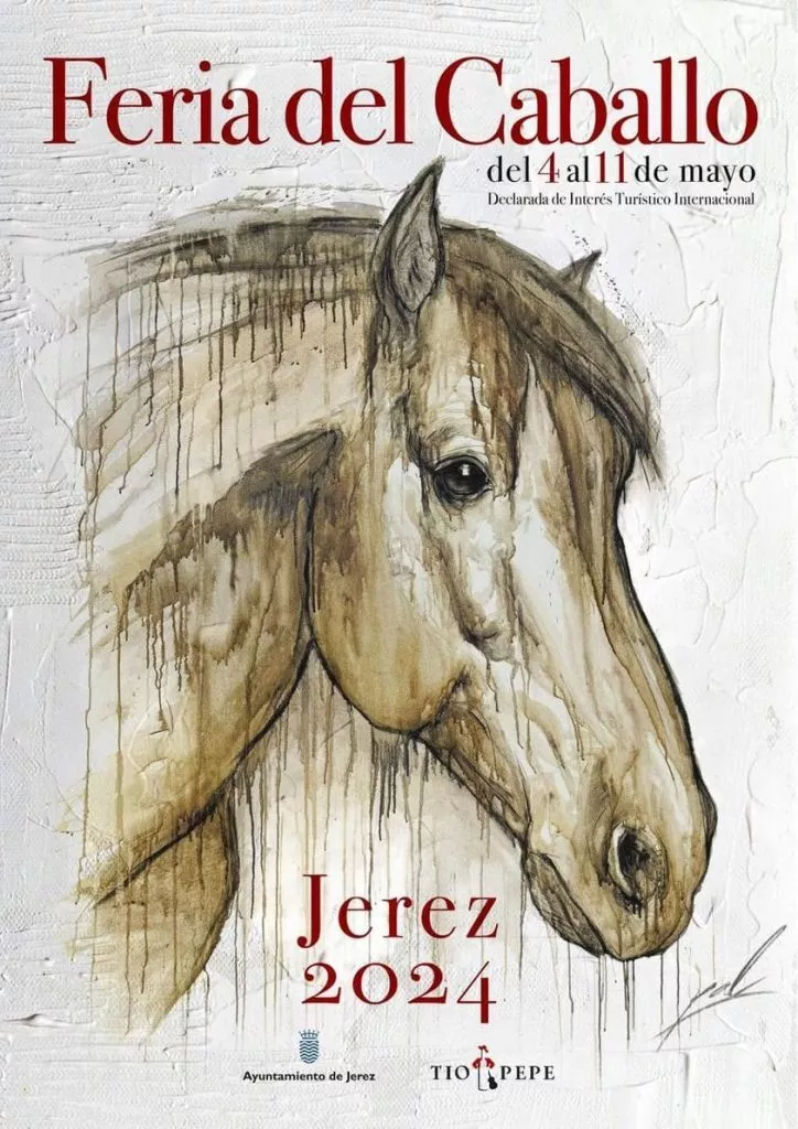 jerez feria caballo 2024 cartel oficial horse fair in Jerez