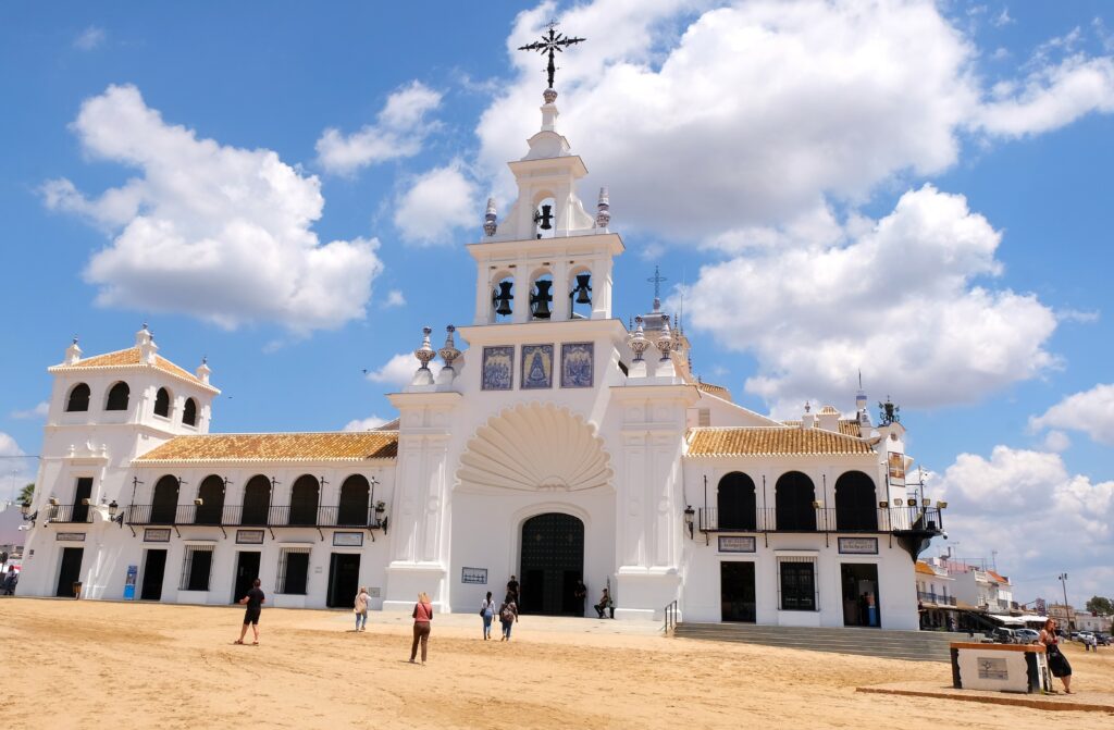Visita del santuario della Virgen del Rocio il santuario della Virgen del Rocio