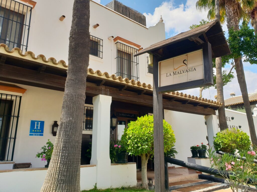 El Rocio facciata del bellissimo hotel La Malvasia