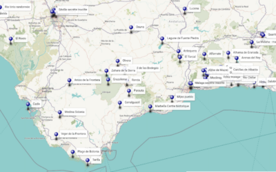 carte andalousie road trip