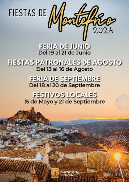 ferias y fiestas de montefrio 2026 fechas