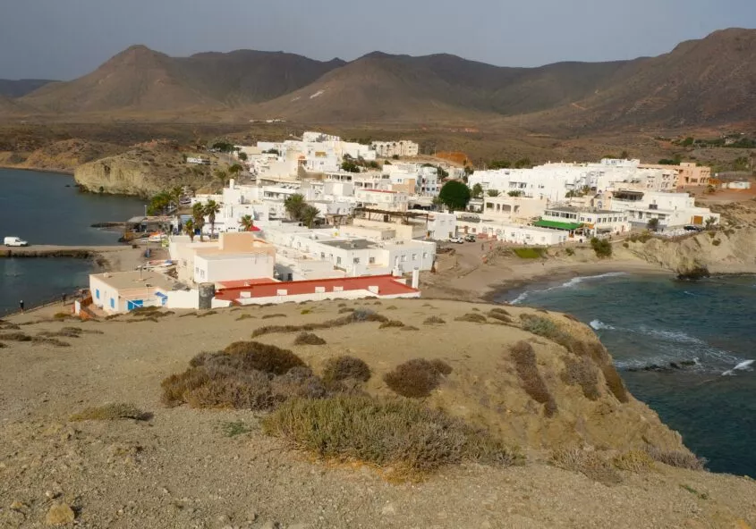 what to see in isleta del moro view on the village with sea