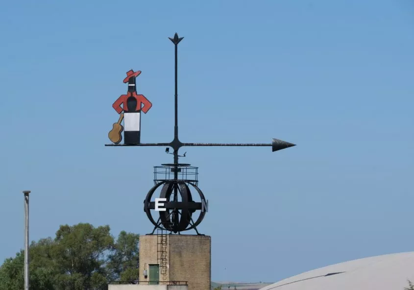 jerez de la frontera biggest weather vane of the world tio pepe cave gonzalez byass