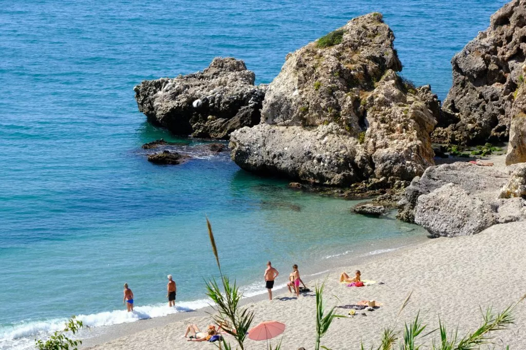 nerja must see carabeo beach