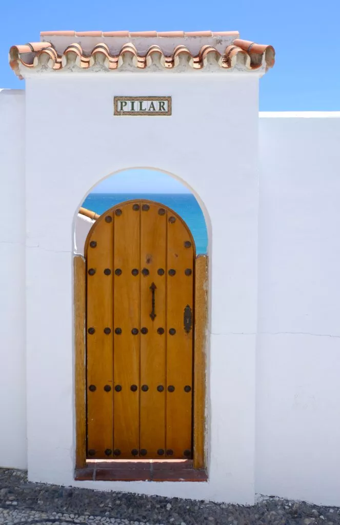 nerja must see door in salon street calle del salon