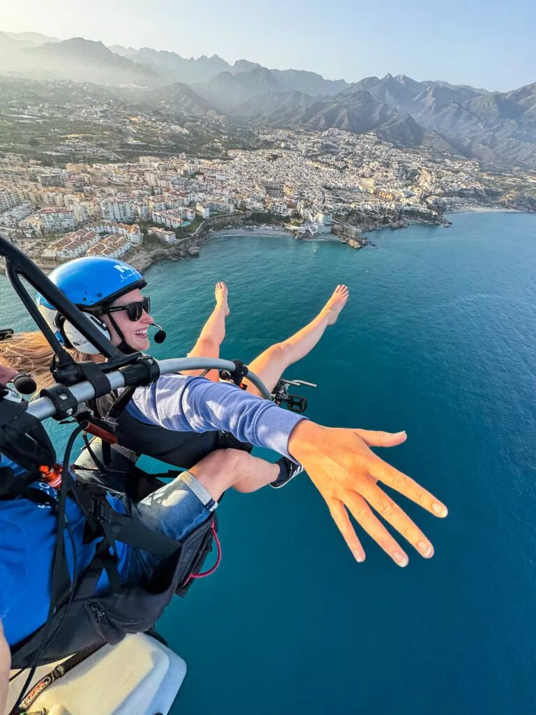 booking paragliding activity in nerja costa del sol malaga andalucia