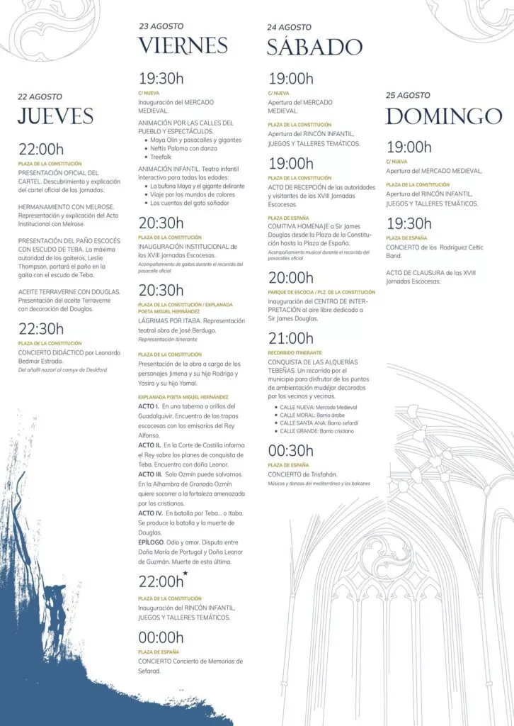 teba jornadas escocesas douglas days programa