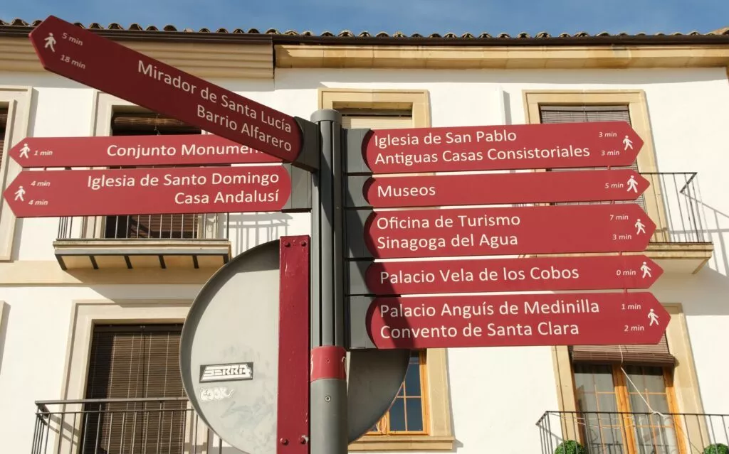 ubeda que voir panneaux des sites a visiter