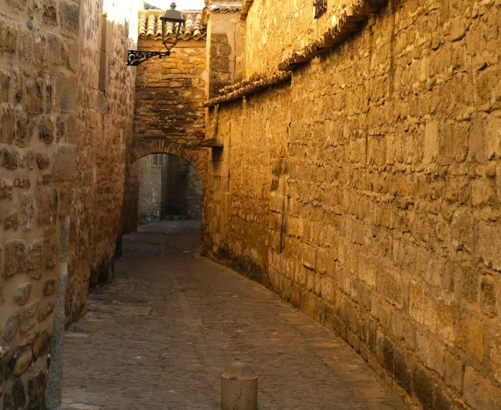 visiter baeza et voir les rues autour de la cathedrale quartier medieval