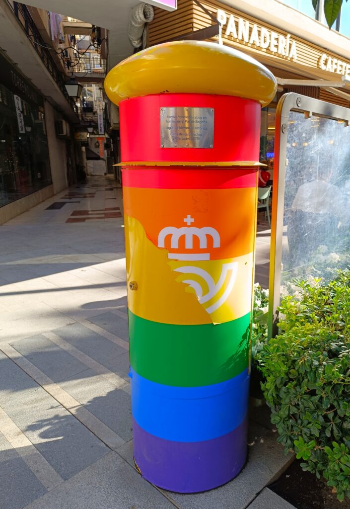 torremolinos entrance of begona passage pasaje de begona