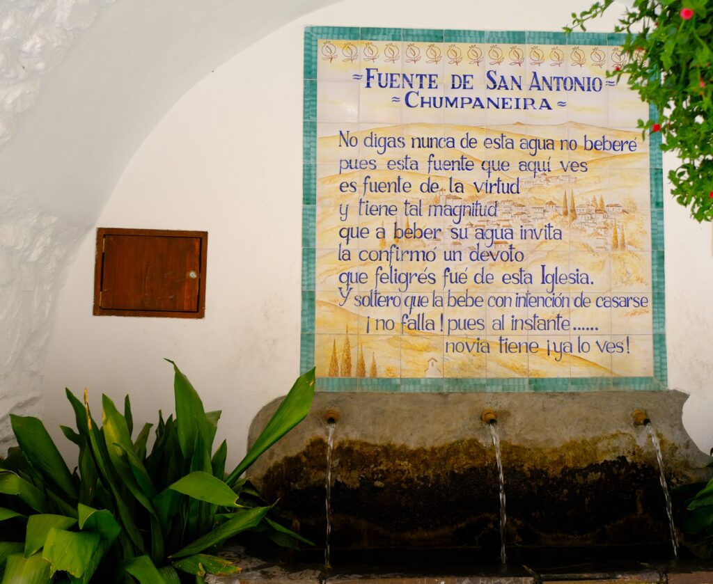 pampaneira que ver y hacer la fuente de san antonio chumpaneira