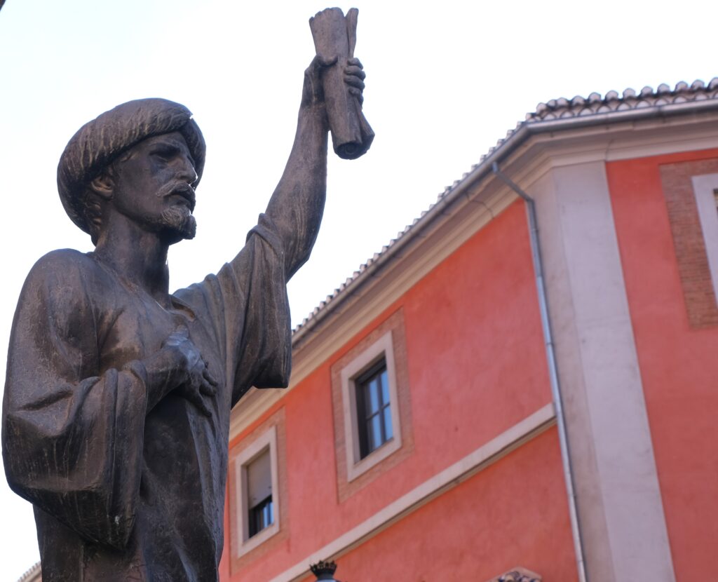 things to see and do in realejo neighbourhood in granada statue of yehuda ibn tibon