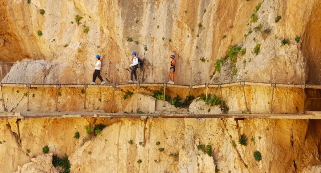 malaga via ferrata and hike in caminito del rey el chorro king path