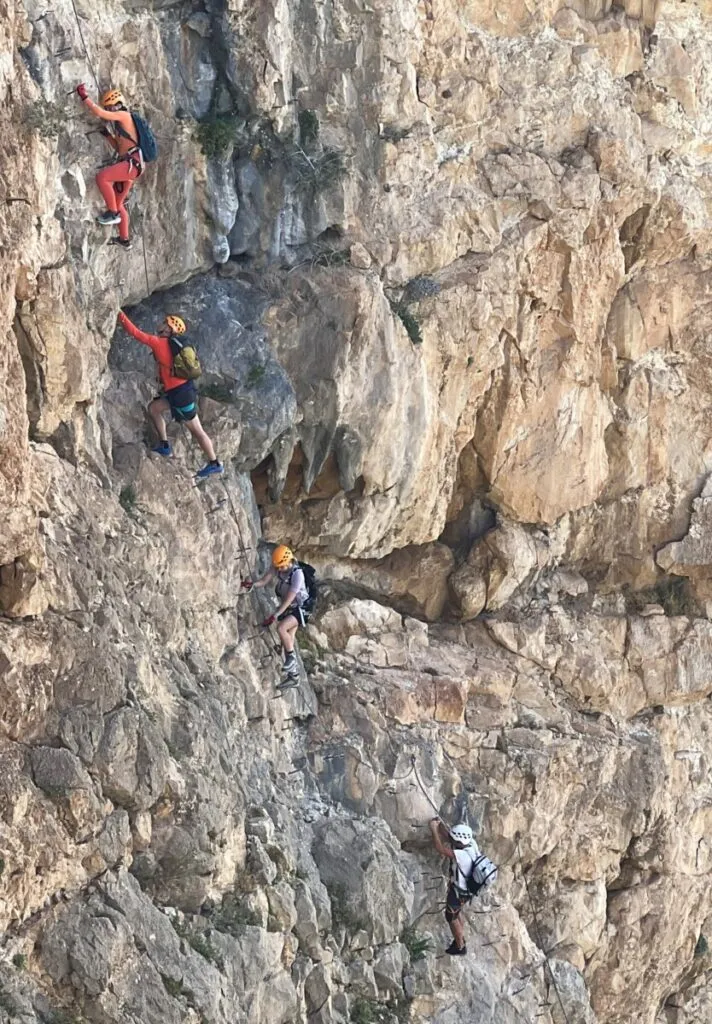 malaga via ferrata caminito del rey el chorro k3
